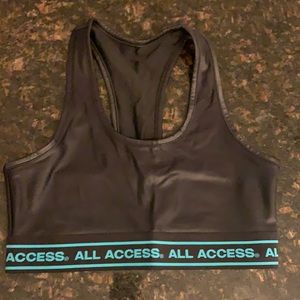 ALL ACCESS Front Row Logo Bra